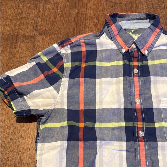 AMERICAN EAGLE Slim SS Button-Up - M - Picture 4 of 10